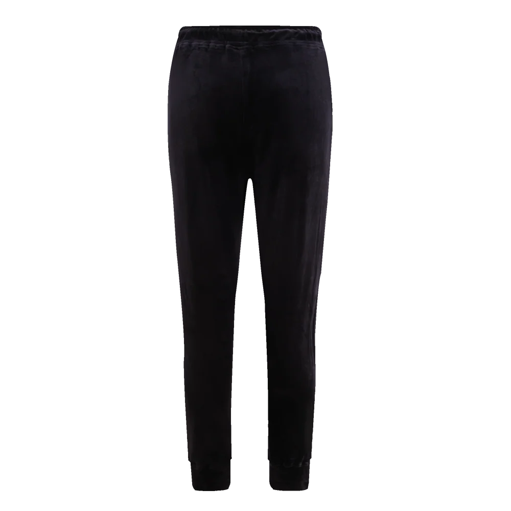 NBA BOSTON CELTICS CLASSIC HIGH RISE WOMEN'S VELOUR JOGGER (BLACK) - Image 4