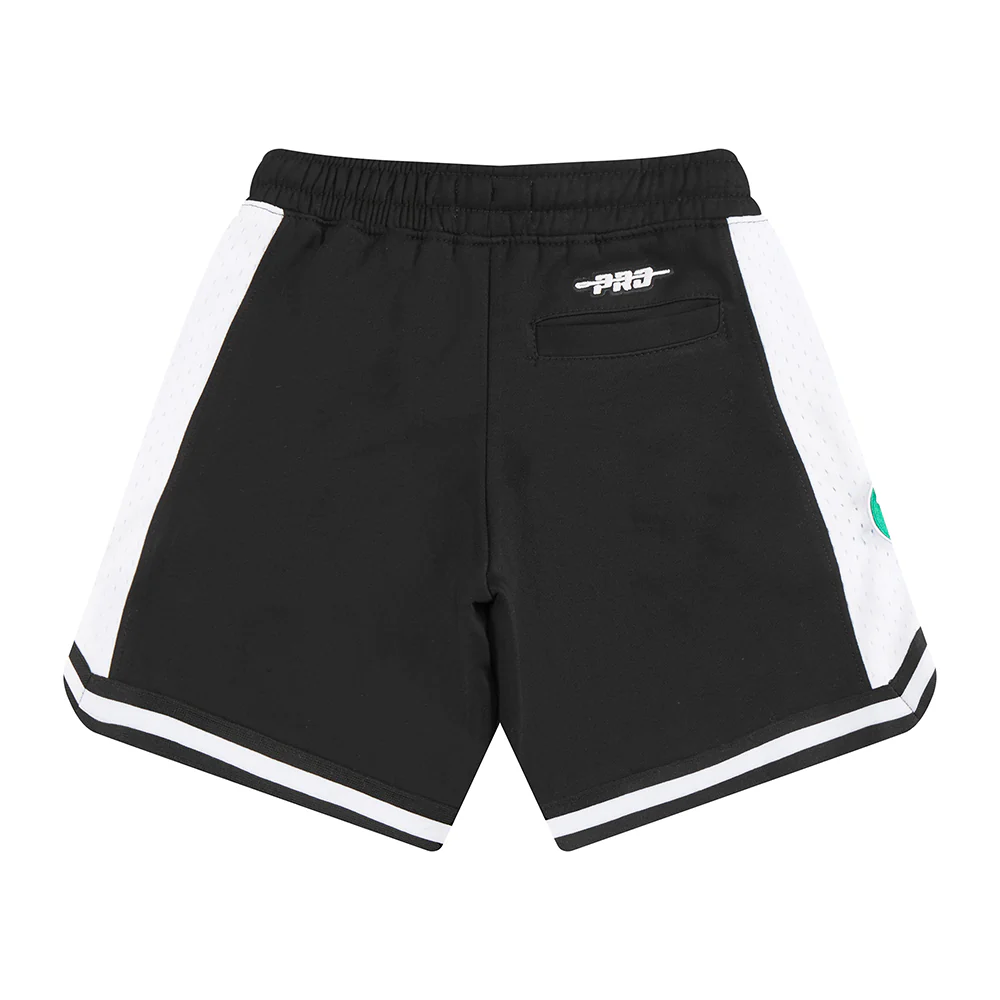 NBA BOSTON CELTICS CLASSIC LITTLE BOYS FLEECE 2.0 SHORT (BLACK) - Image 5