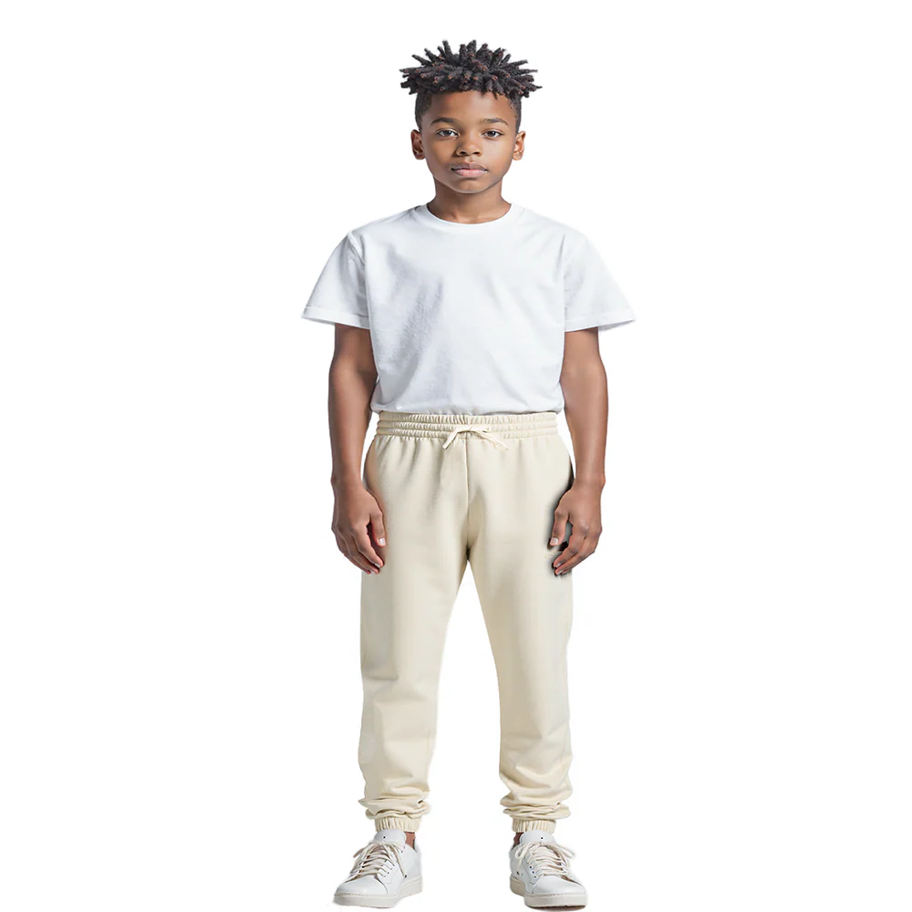 NBA BOSTON CELTICS NEUTRAL LITTLE BOYS FLC SWEATPANT (EGGSHELL) - Image 3