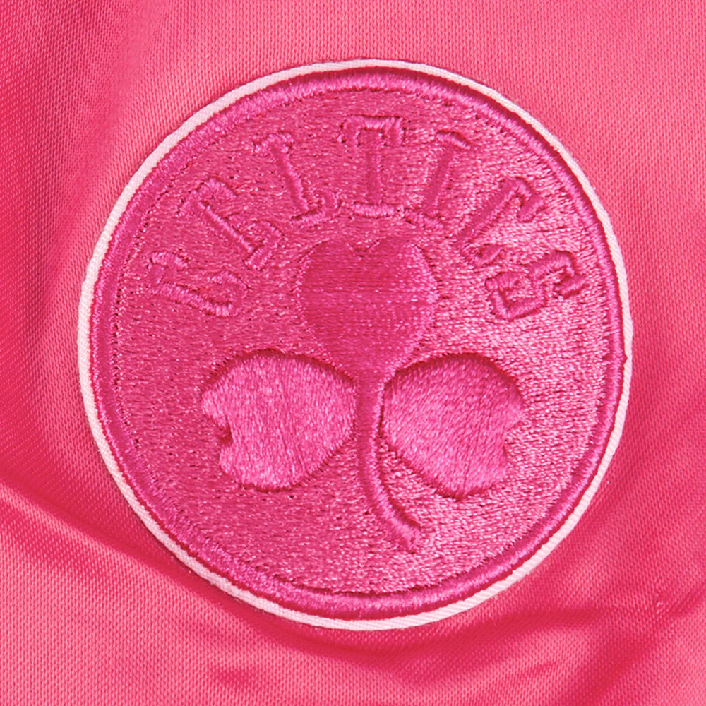 NBA BOSTON CELTICS TRIPLE PINK LITTLE GIRLS SATIN JACKET (BEETROOT PURPLE) - Image 5