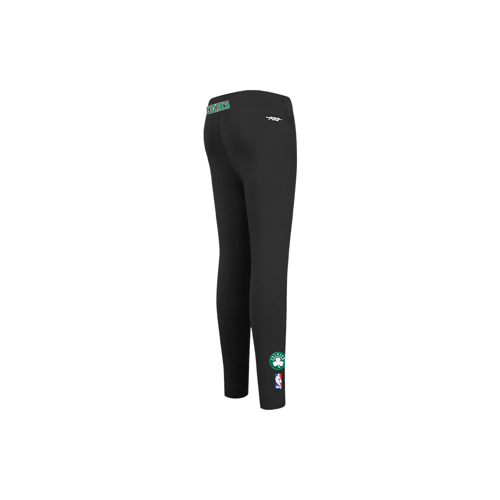 NBA BOSTON CELTICS CLASSIC LITTLE GIRLS LEGGING (BLACK) - Image 3