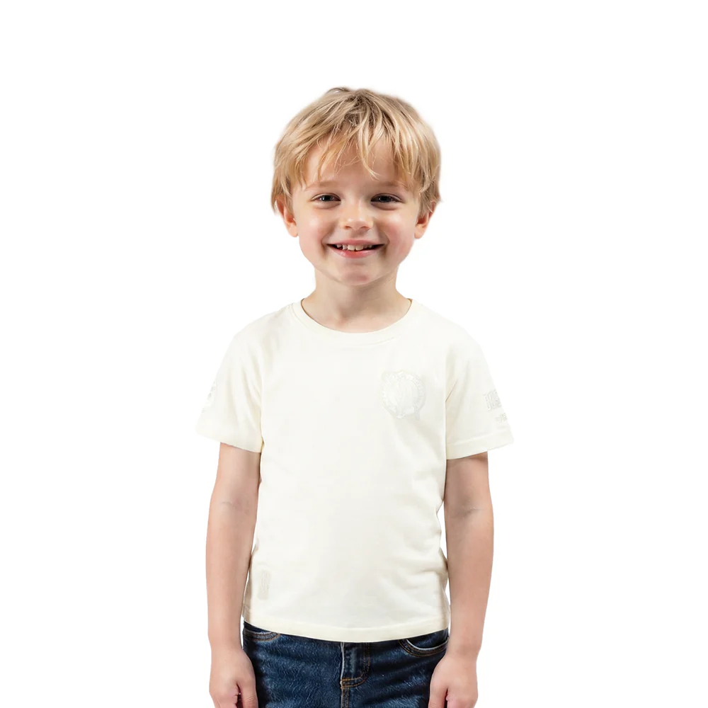 NBA BOSTON CELTICS NEUTRAL TODDLER BOYS SHORT SLEEVE TEE (EGGSHELL)