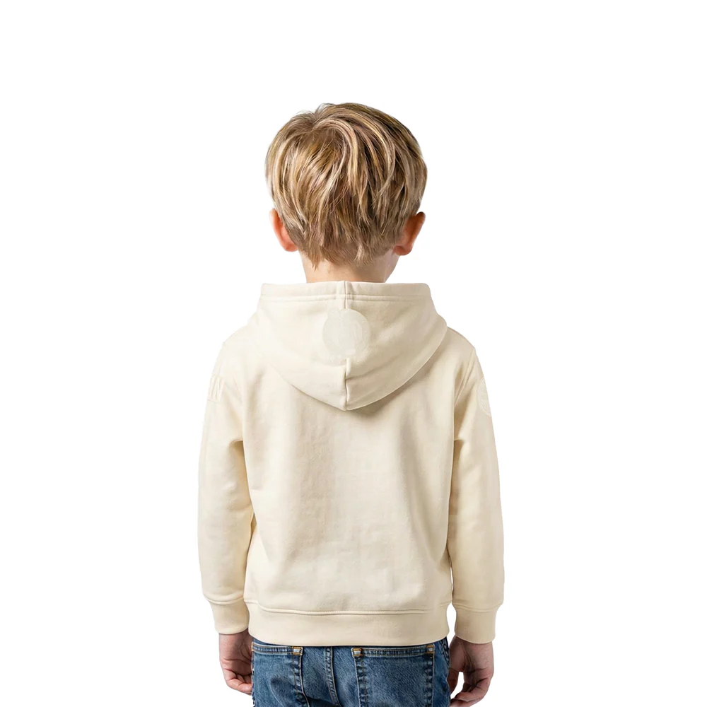 NBA BOSTON CELTICS NEUTRAL TODDLER BOYS FLEECE PULLOVER HOODIE (EGGSHELL) - Image 2