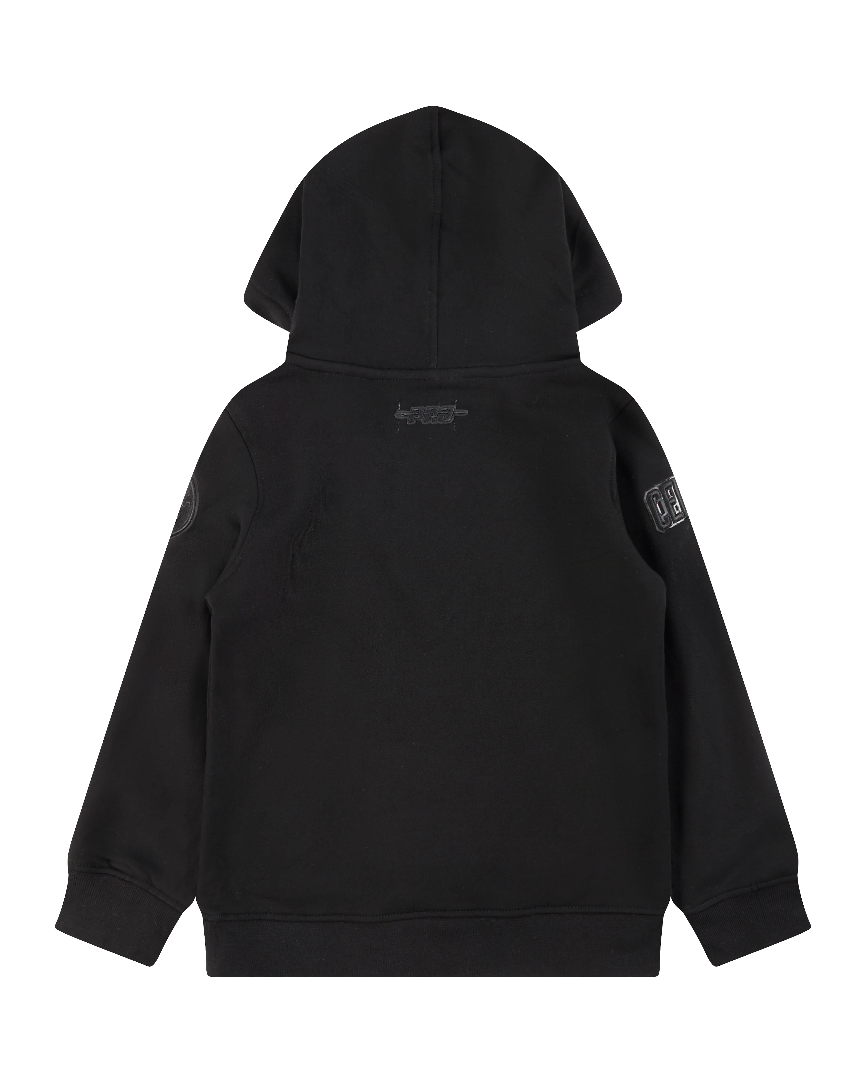 NBA BOSTON CELTICS TRIPLE BLACK TODDLER BOYS FLEECE PULLOVER HOODIE (BLACK) - Image 4