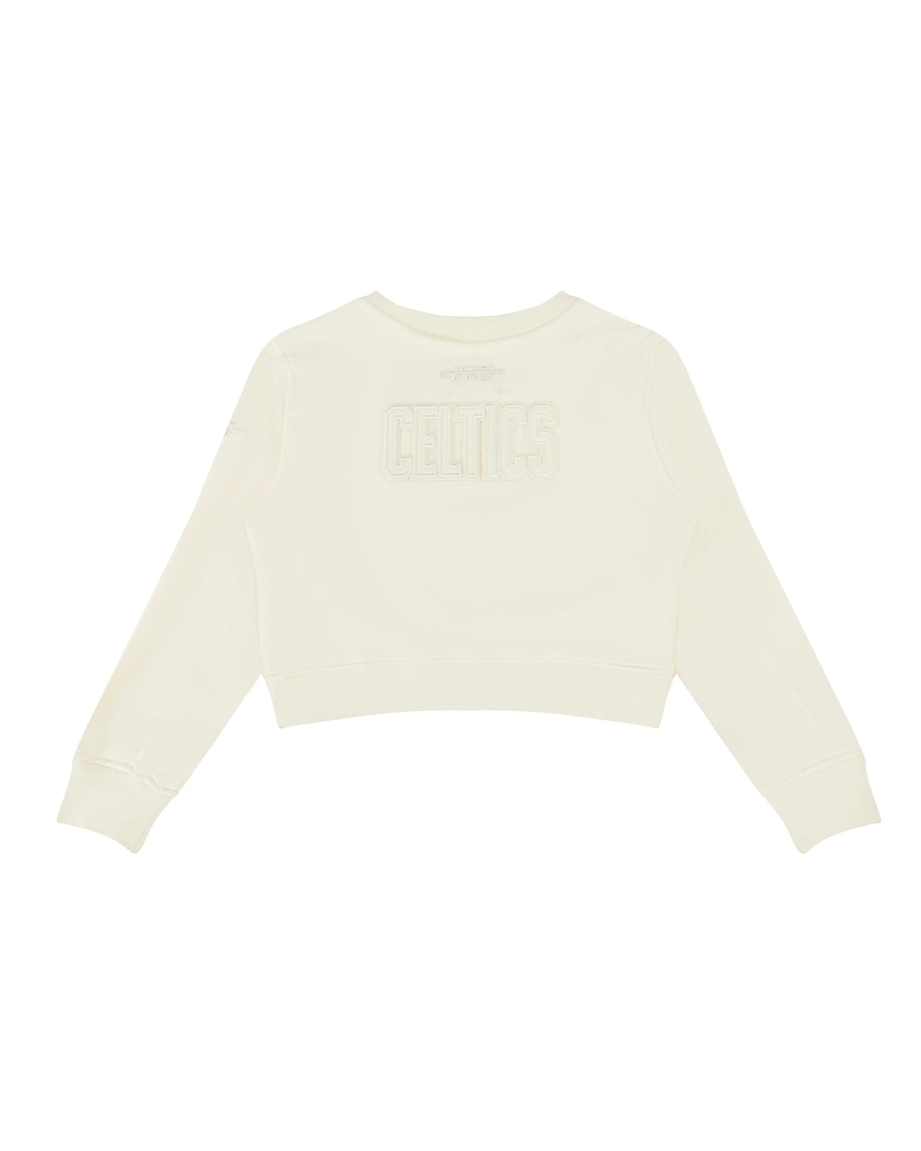 NBA BOSTON CELTICS NEUTRAL TODDLER GIRLS FLEECE CREWNECK (EGGSHELL) - Image 4