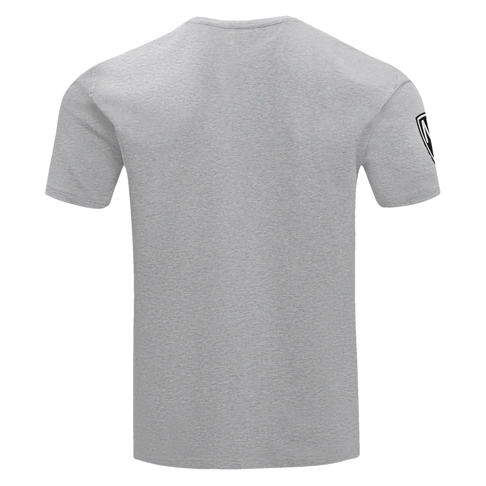 NBA BROOKLYN NETS OLD ENGLISH MEN'S TEE (HEATHER GREY) - Image 3