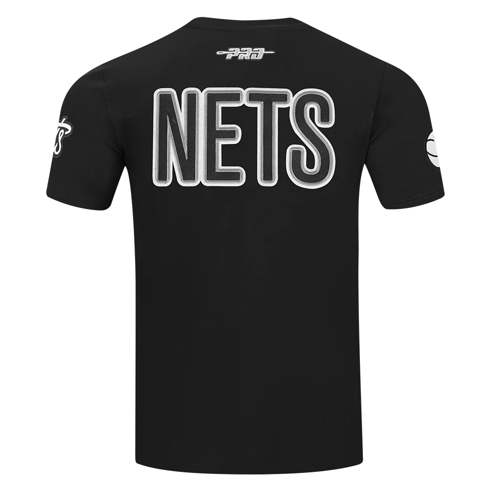 NBA BROOKLYN NETS CITY RANSOM MEN'S SINGLE JERSEY TEE (BLACK) - Image 4