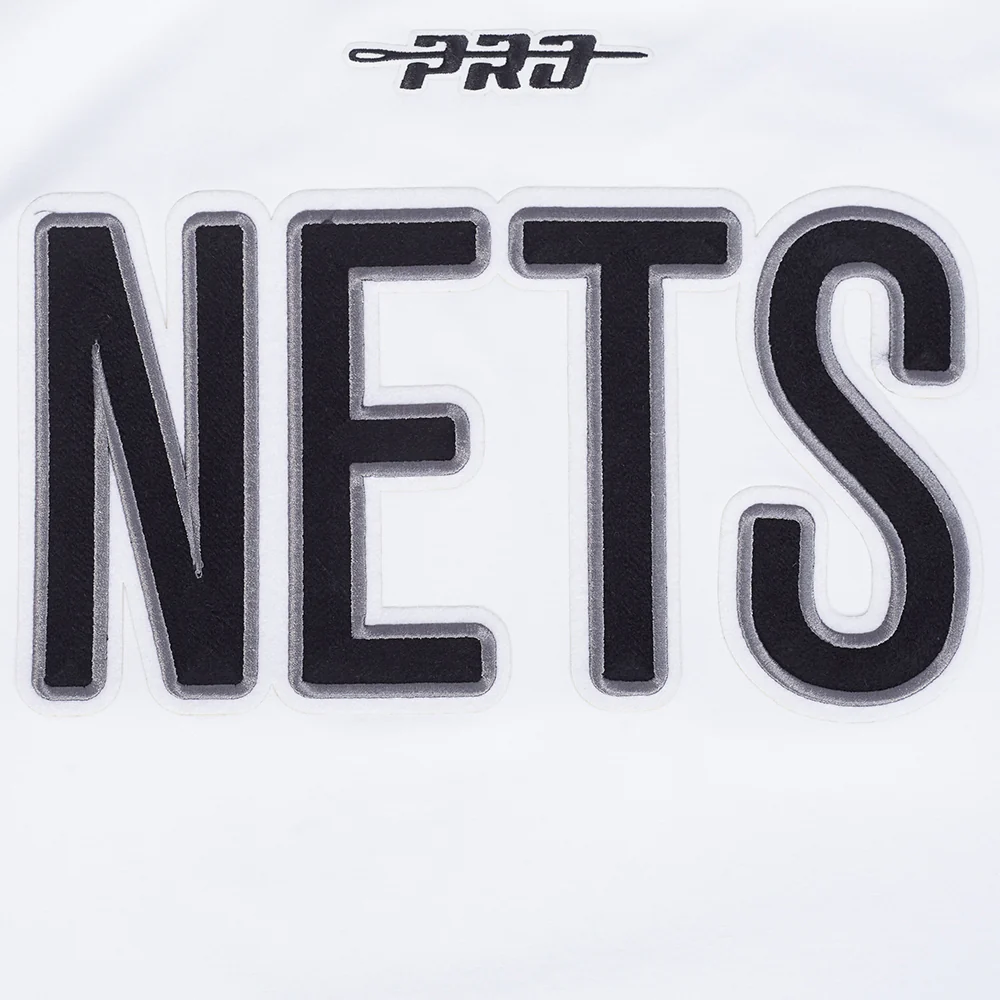 NBA BROOKLYN NETS CITY RANSOM MEN'S SINGLE JERSEY TEE (WHITE) - Image 5