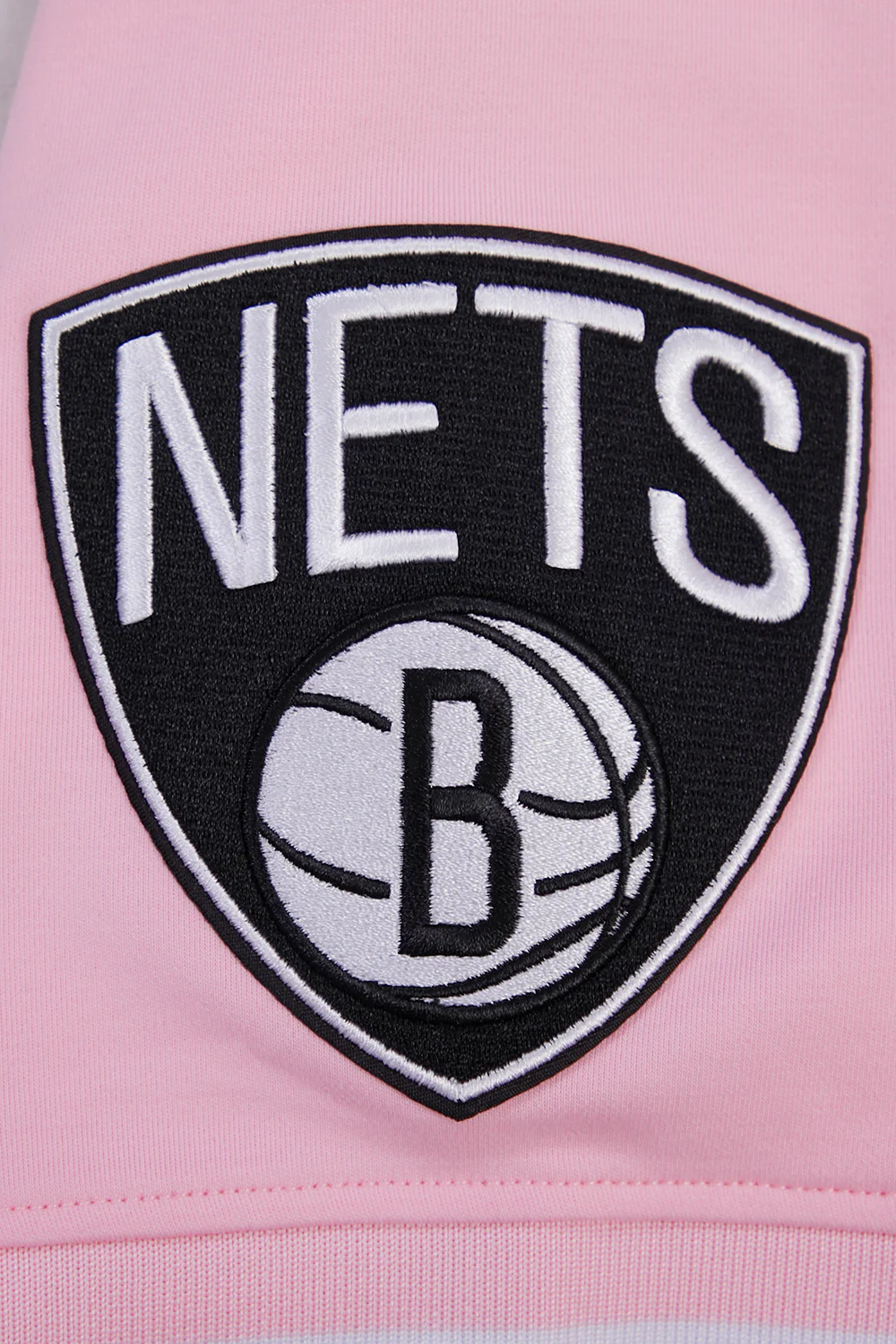 NBA BROOKLYN NETS CLASSIC CHENILLE MEN'S TEE (PINK) - Image 6