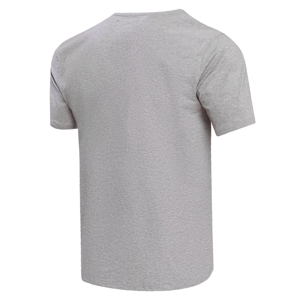 NBA BROOKLYN NETS CLASSIC BRISTLE MEN'S TEE (HEATHER GREY) - Image 3