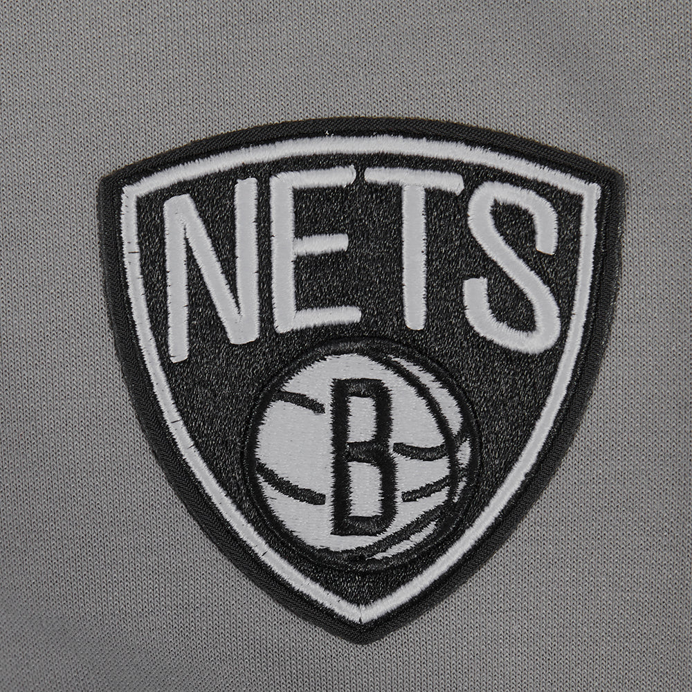 NBA BROOKLYN NETS CLASSIC CHENILLE MEN'S JOGGER (GRAY) - Image 6