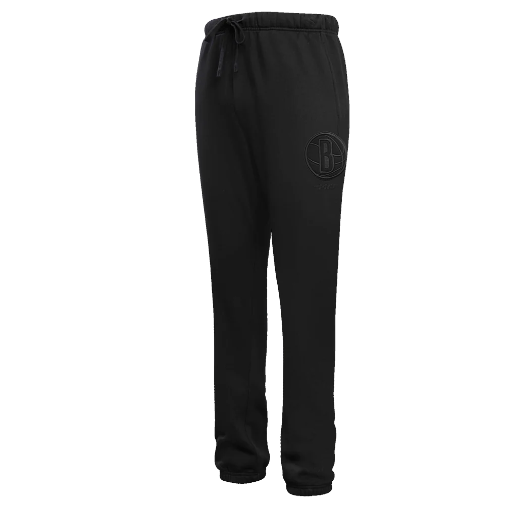 NBA BROOKLYN NETS NEUTRAL MEN'S SWEATPANT (BLACK)
