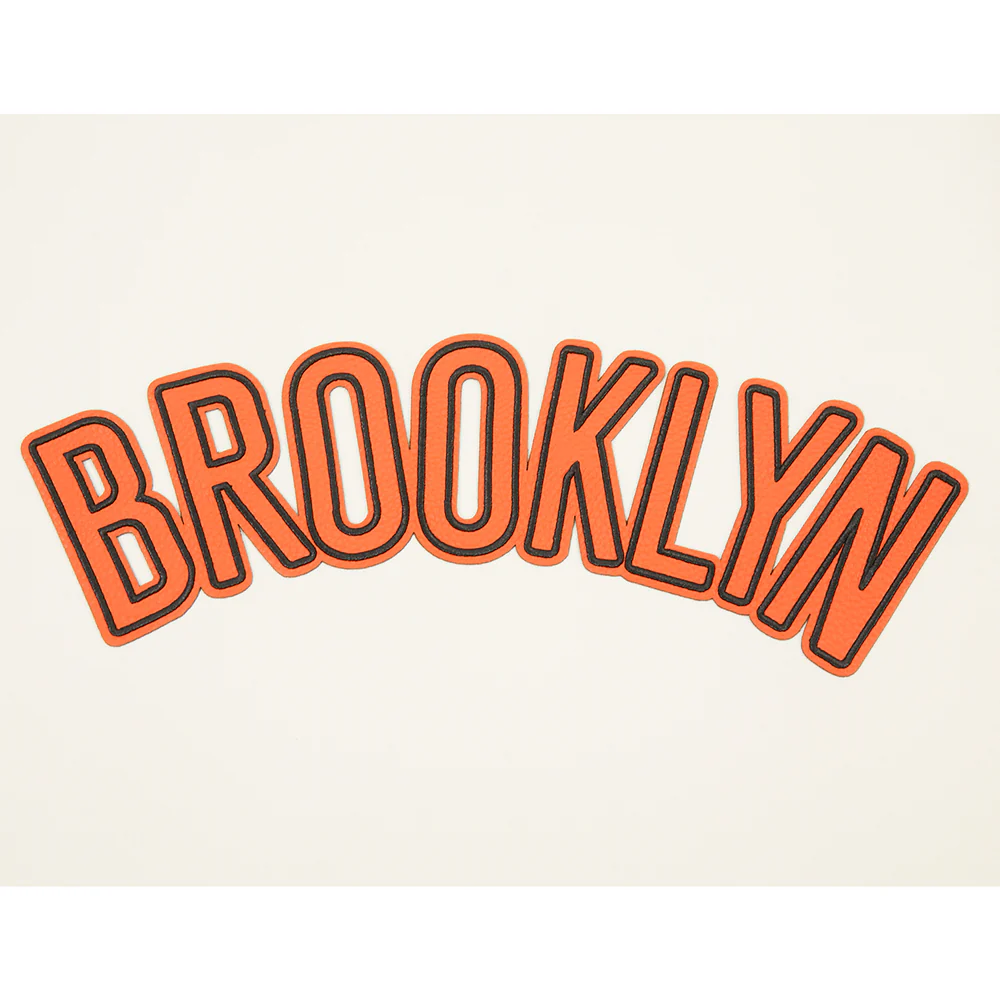 NBA BROOKLYN NETS NBA TONAL MEN'S DK PO HOODIE (EGGSHELL) - Image 7