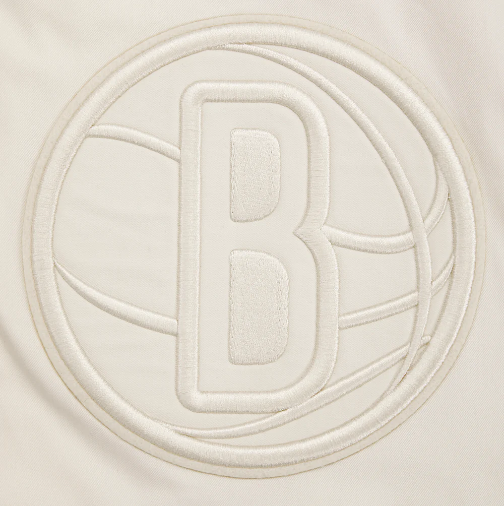 NBA BROOKLYN NETS NEUTRAL TWILL JACKET (EGGSHELL) - Image 7