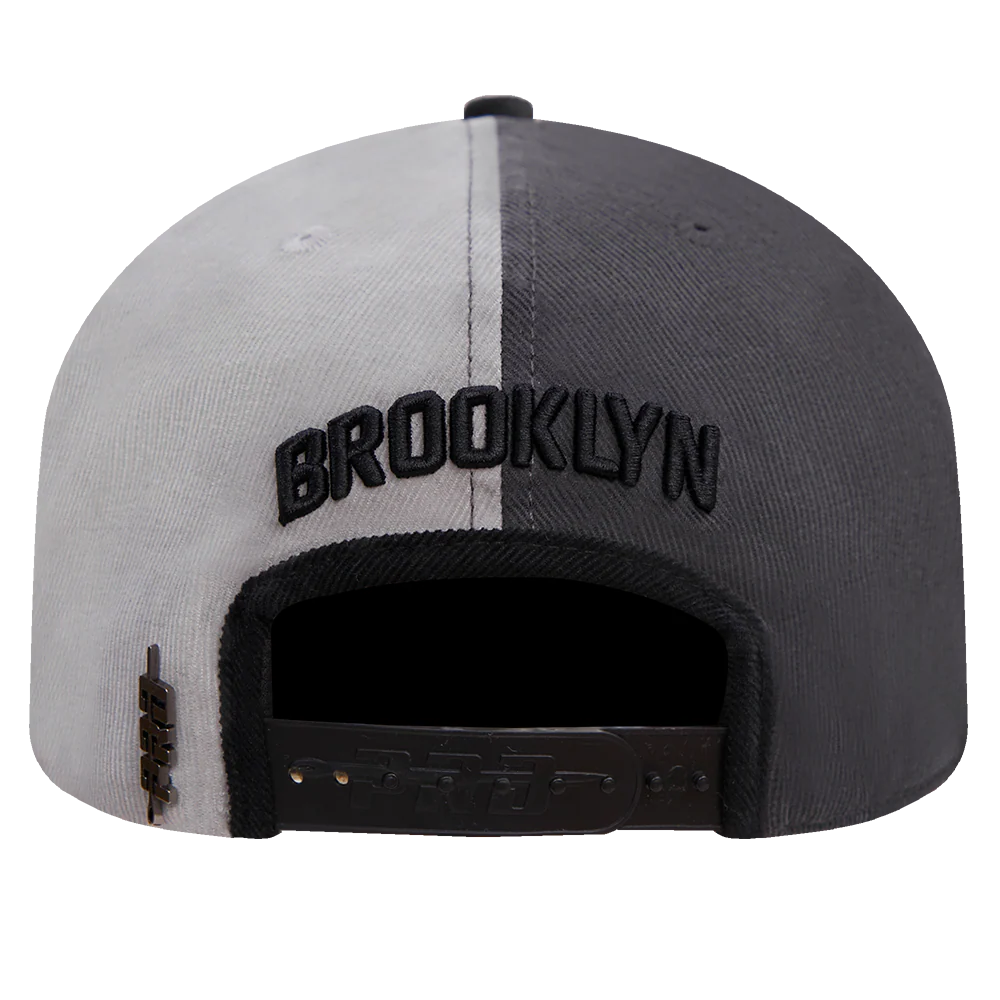 NBA BROOKLYN NETS MULTI CORDUROY SNAPBACK HAT (GRAY/MULTI) - Image 5