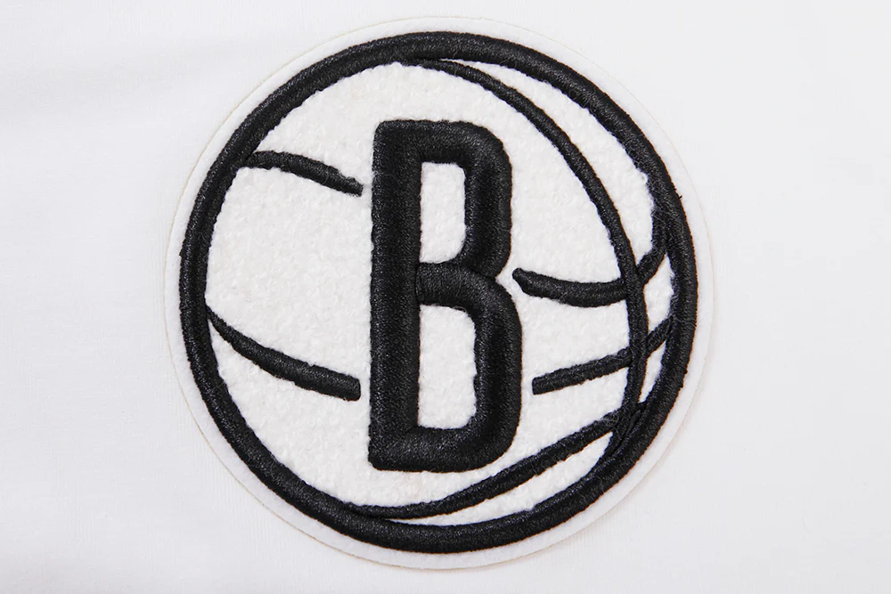 NBA BROOKLYN NETS CLASSIC WOMEN'S BOXY TEE (WHITE) - Image 6