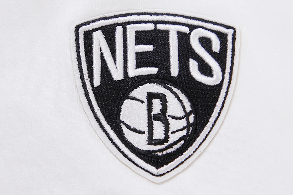 NBA BROOKLYN NETS CLASSIC WOMEN'S BOXY TEE (WHITE) - Image 7