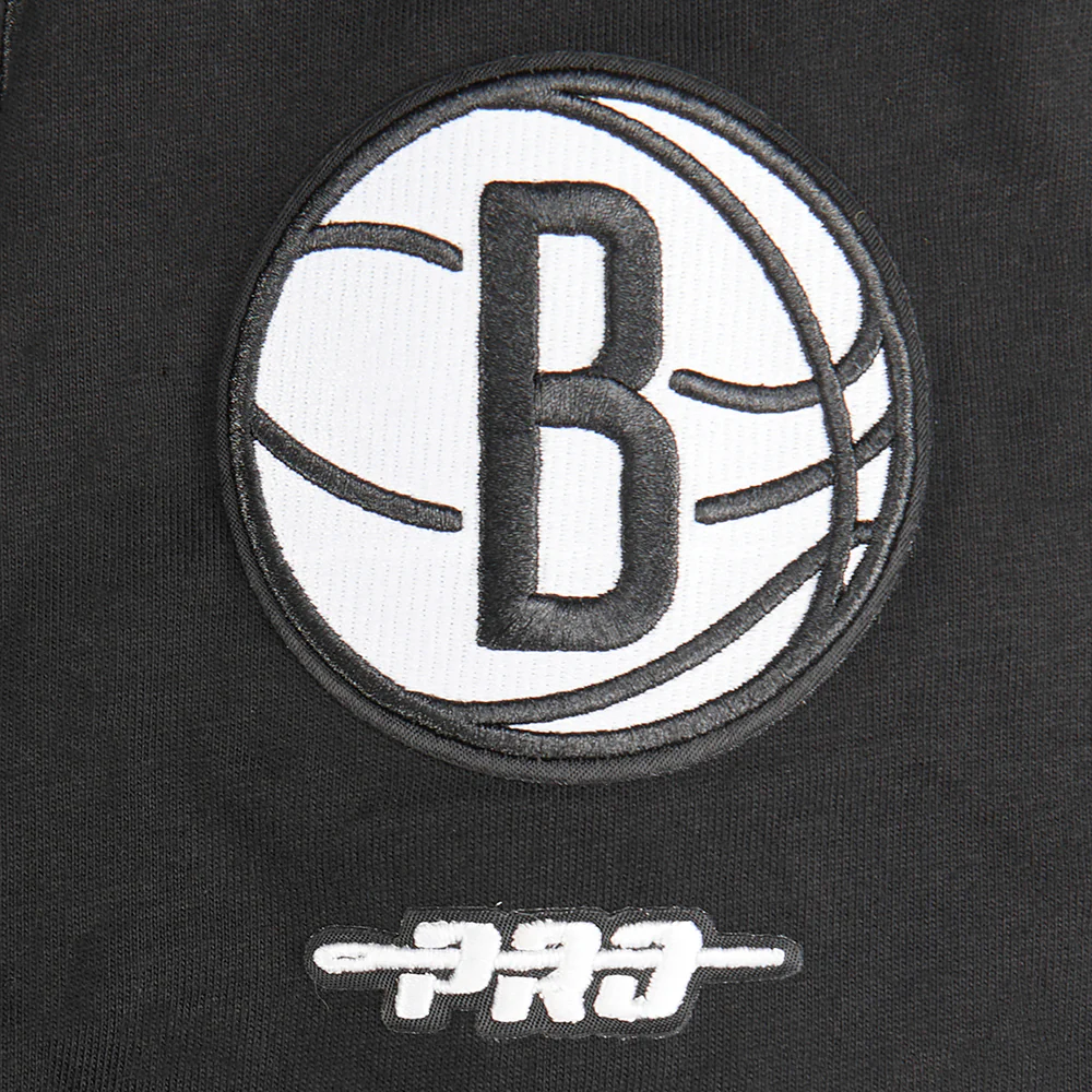 NBA BROOKLYN NETS CLASSIC BIG BOYS SINGLE JERSEY TEE (BLACK) - Image 5