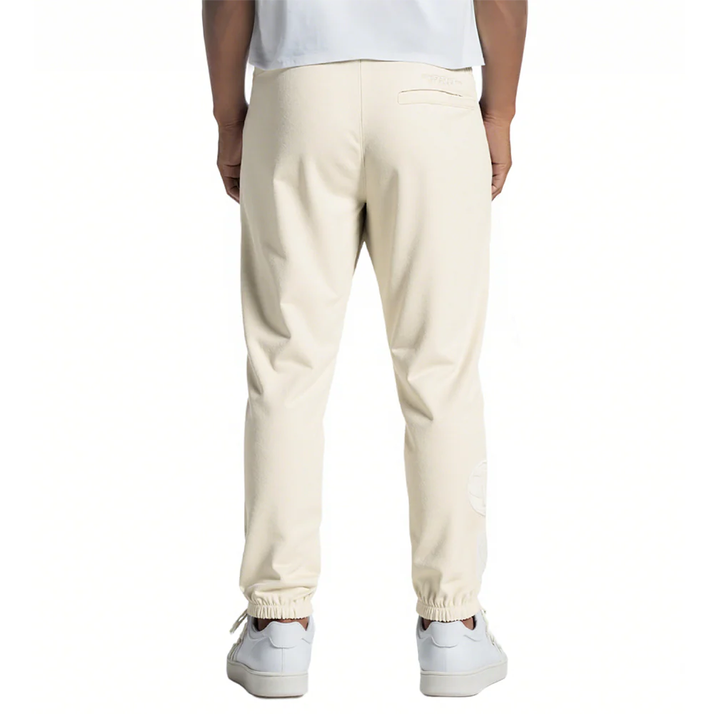 NBA BROOKLYN NETS NEUTRAL BIG BOYS FLC SWEATPANT (EGGSHELL) - Image 2