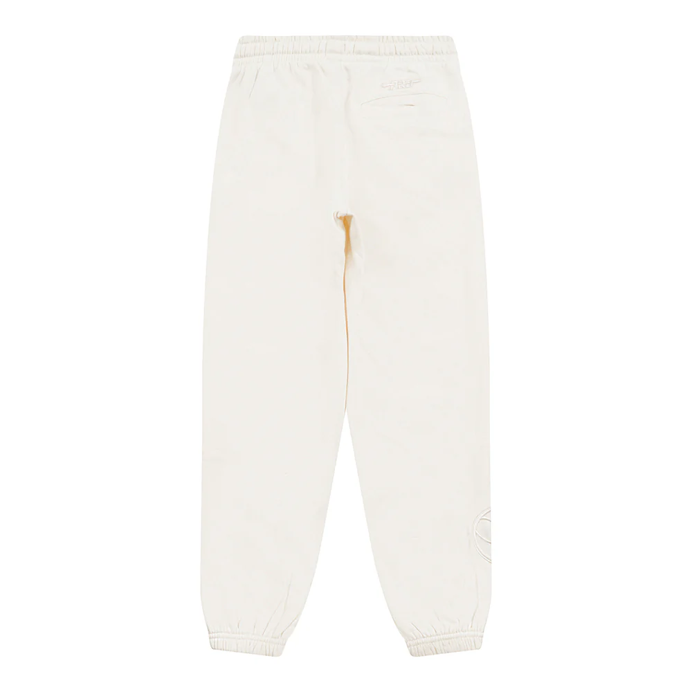 NBA BROOKLYN NETS NEUTRAL BIG BOYS FLC SWEATPANT (EGGSHELL) - Image 5