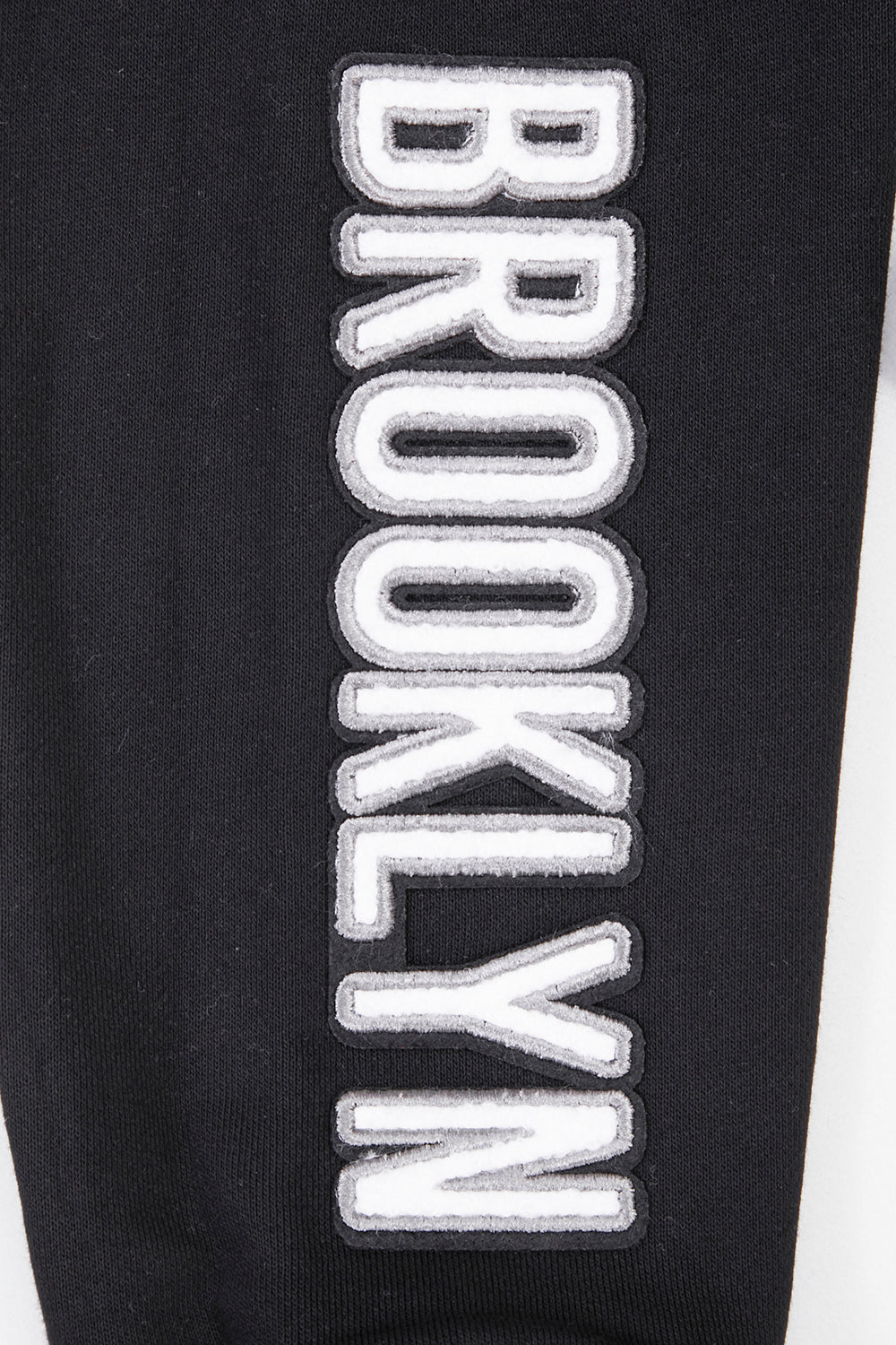 NBA BROOKLYN NETS CLASSIC WOMEN'S HOODIE DRESS (BLACK) - Image 8