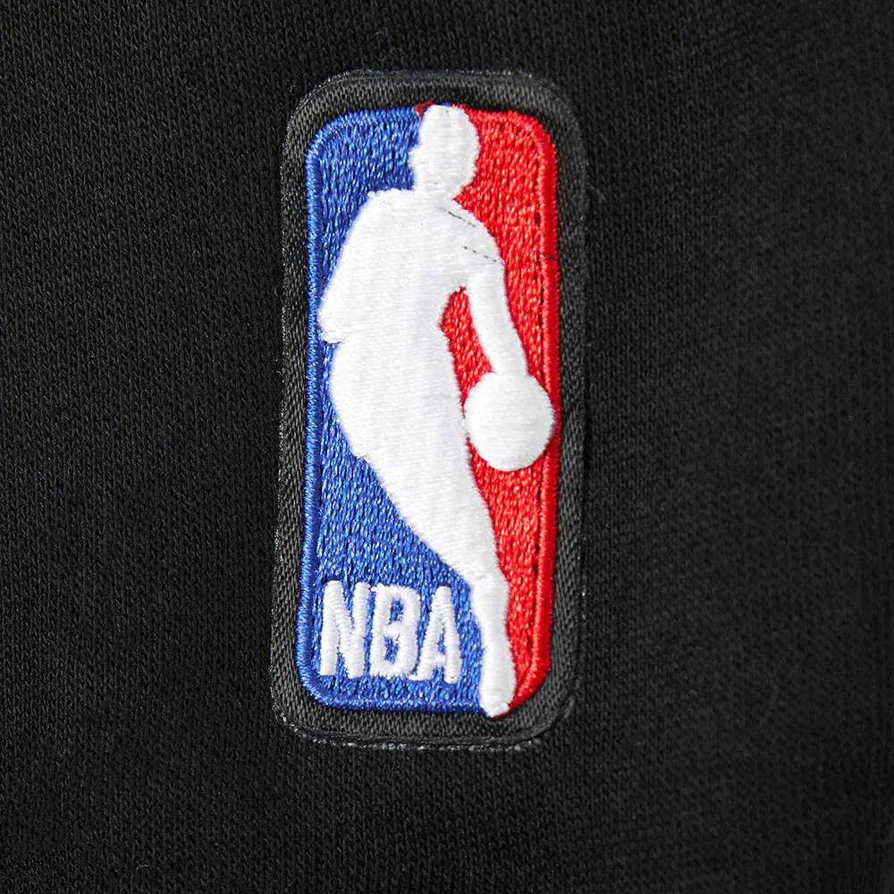 NBA BROOKLYN NETS CLASSIC BIG GIRLS FLEECE FULL ZIP HOODIE (BLACK) - Image 8