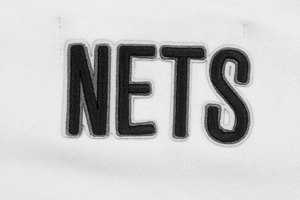 NBA BROOKLYN NETS CLASSIC WOMEN'S CREWNECK (WHITE) - Image 5