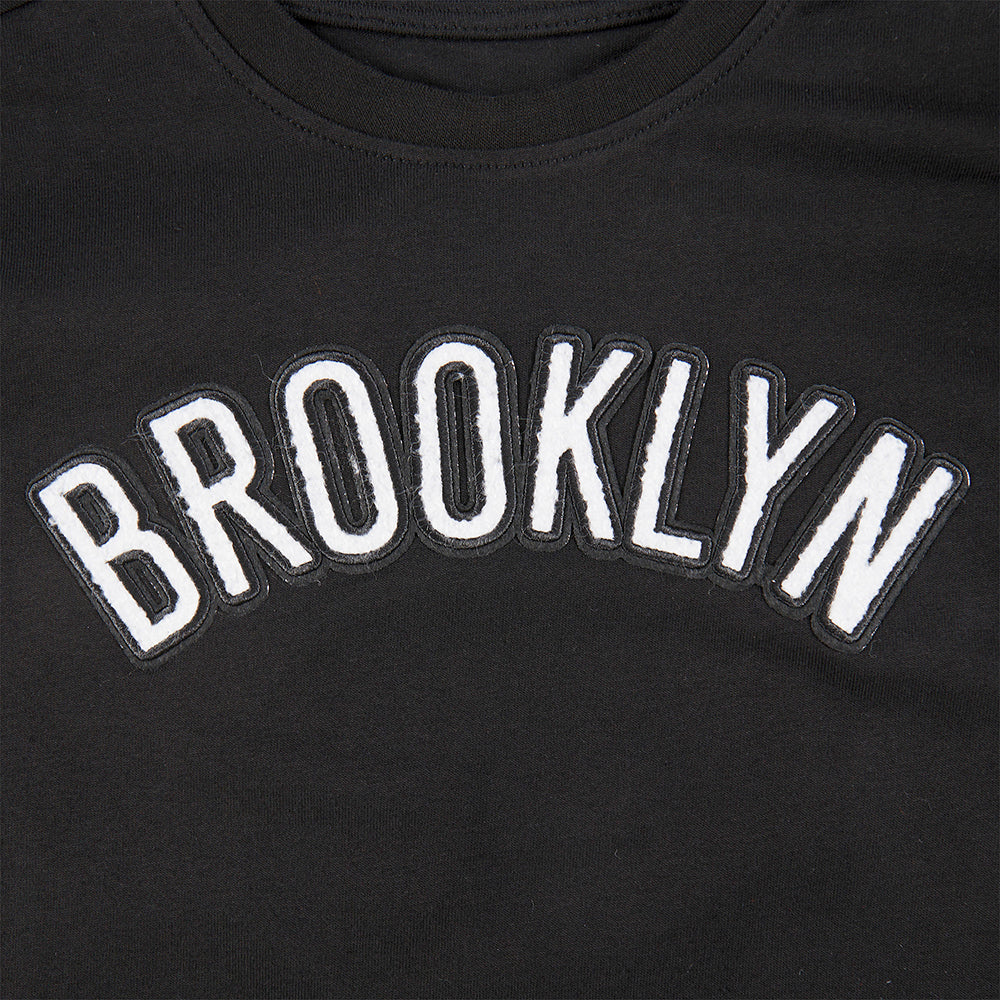 NBA BROOKLYN NETS CLASSIC LITTLE BOYS SHORT SLEEVE TEE (BLACK) - Image 5