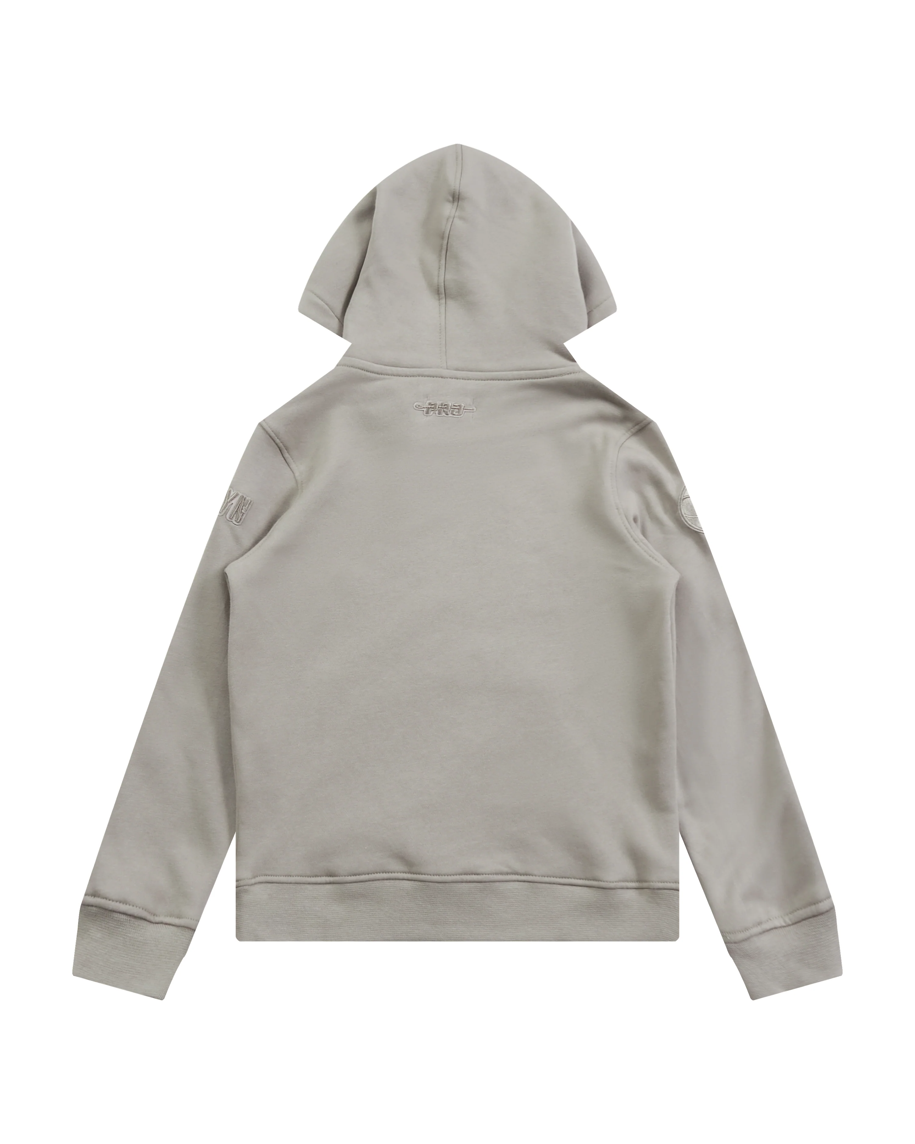 NBA BROOKLYN NETS NEUTRAL LITTLE BOYS FLEECE PULLOVER HOODIE (TAUPE) - Image 4