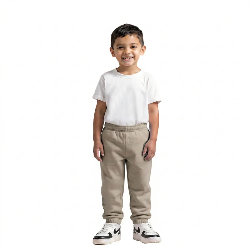NBA BROOKLYN NETS NEUTRAL TODDLER BOYS FLC SWEATPANT (TAUPE) - Image 3