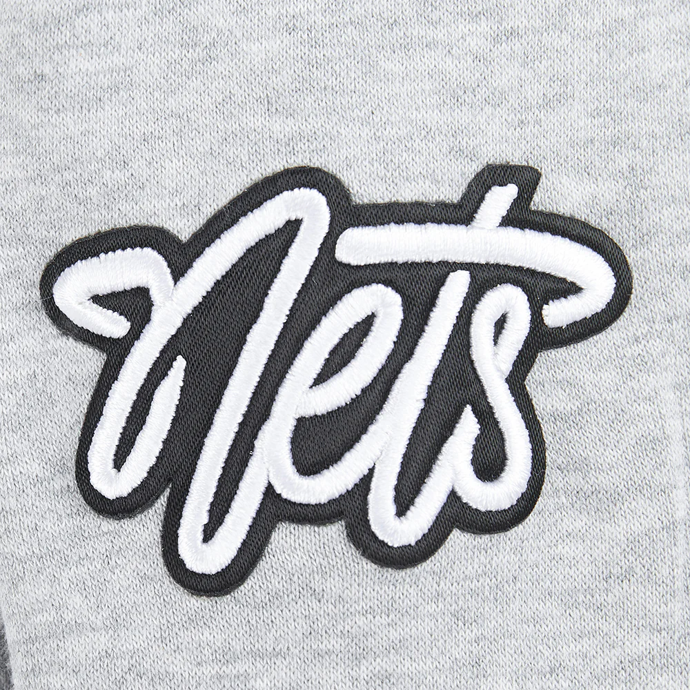 NBA BROOKLYN NETS CLASSIC TODDLER BOYS FLC FZ HOODIE (HEATHER GREY) - Image 7
