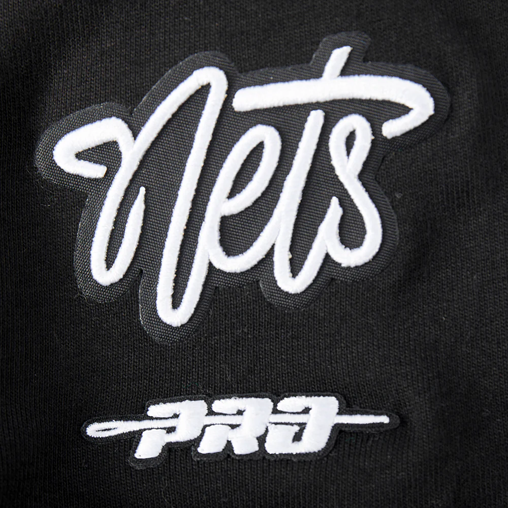 NBA BROOKLYN NETS CLASSIC TODDLER GIRLS SHORT SLEEVE BOXY TEE (BLACK) - Image 6