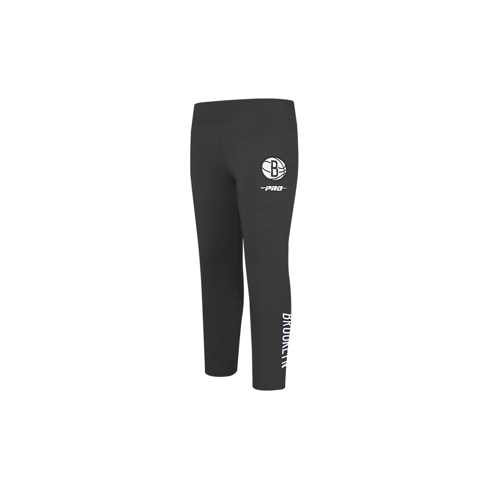NBA BROOKLYN NETS CLASSIC TODDLER GIRLS LEGGING (BLACK) - Image 4