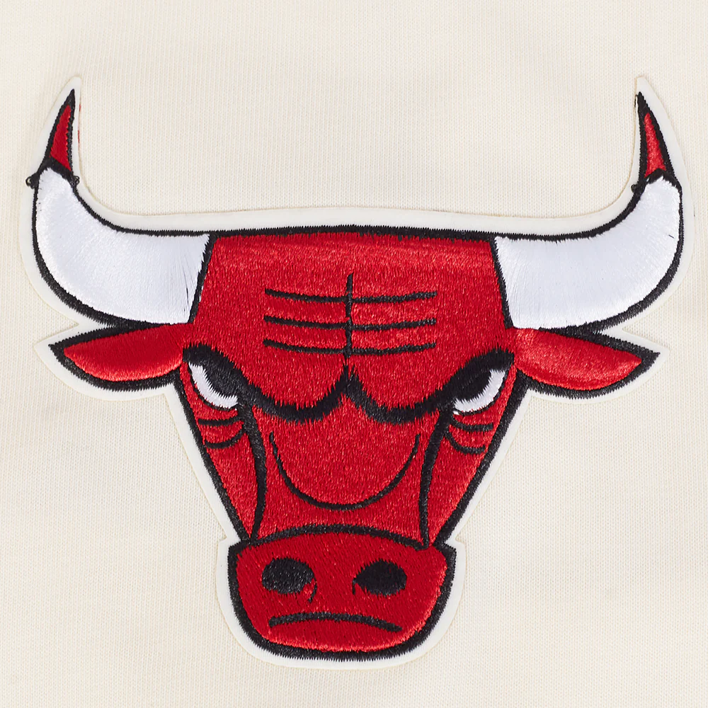 NBA CHICAGO BULLS CHROME MEN'S COTTON JERSEY DROP SHOULDER TEE (EGGSHELL) - Image 6