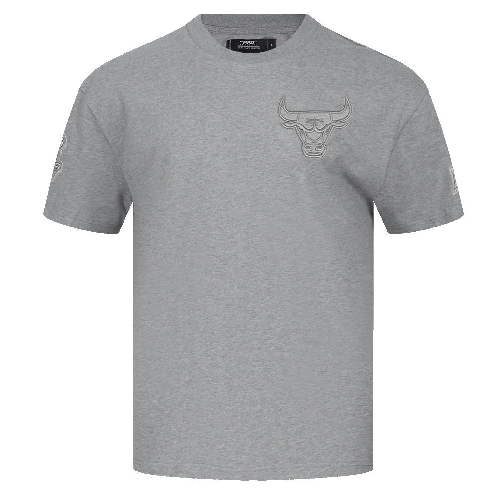 NBA CHICAGO BULLS NEUTRAL MEN'S DROP SHOULDER TEE (DARK HEATHER GRAY)