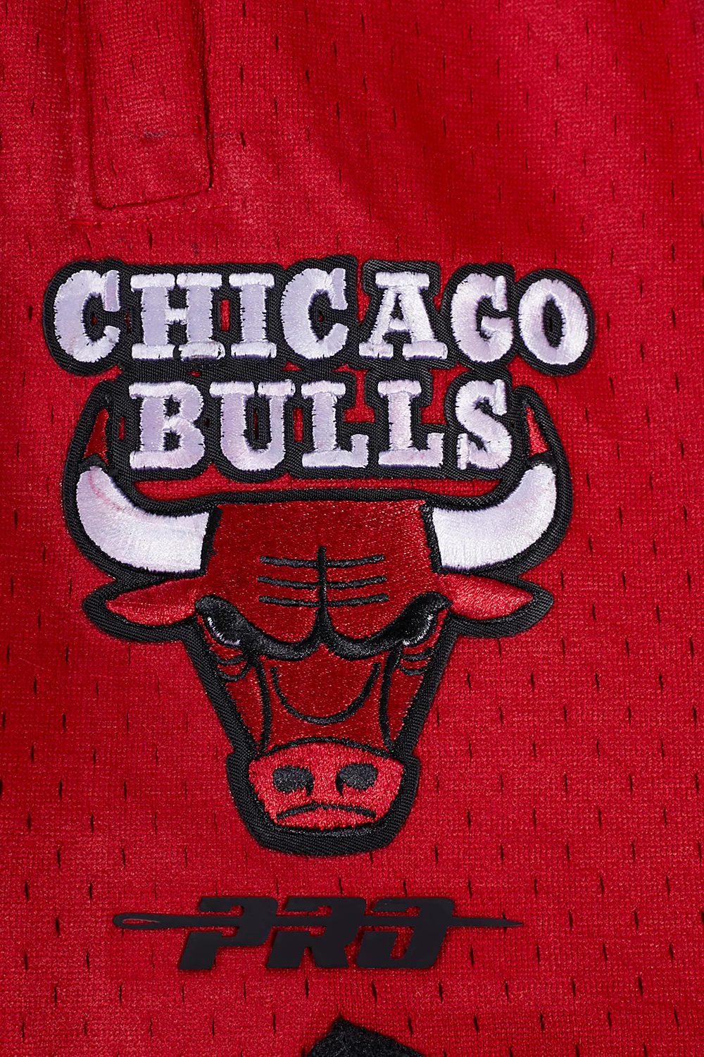 NBA CHICAGO BULLS SCRIPT TAIL MEN'S DOUBLE KNIT 2.0 SHORT (BLACK/RED) - Image 5