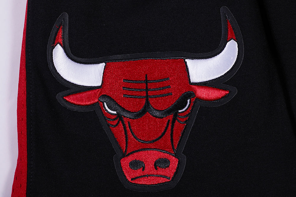 NBA CHICAGO BULLS SCRIPT TAIL MEN'S DOUBLE KNIT 2.0 SHORT (BLACK/RED) - Image 7