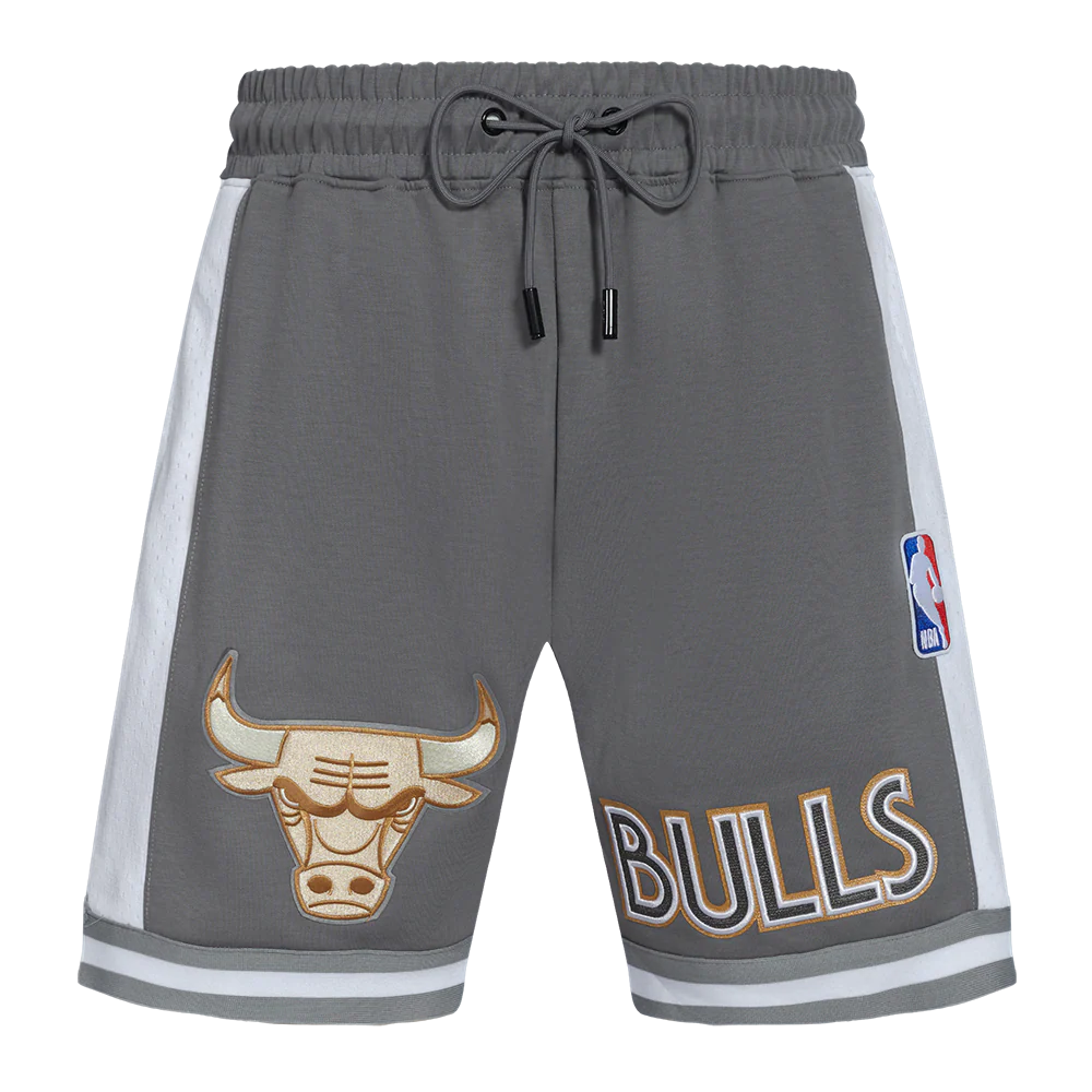NBA CHICAGO BULLS CITY EDITION 24-25 MEN'S DOUBLE KNIT 2.0 SHORT (GRAY) - Image 2