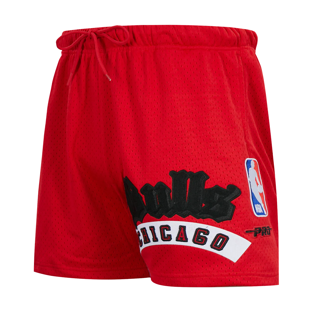 NBA CHICAGO BULLS BEST OF MEN'S MESH SHORT (RED) - Image 4