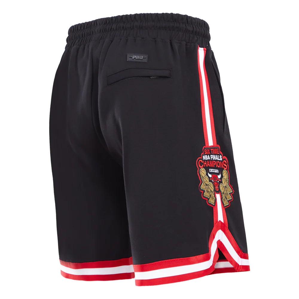 NBA CHICAGO BULLS TEAM LOGO PRO SHORT (BLACK) - Image 3