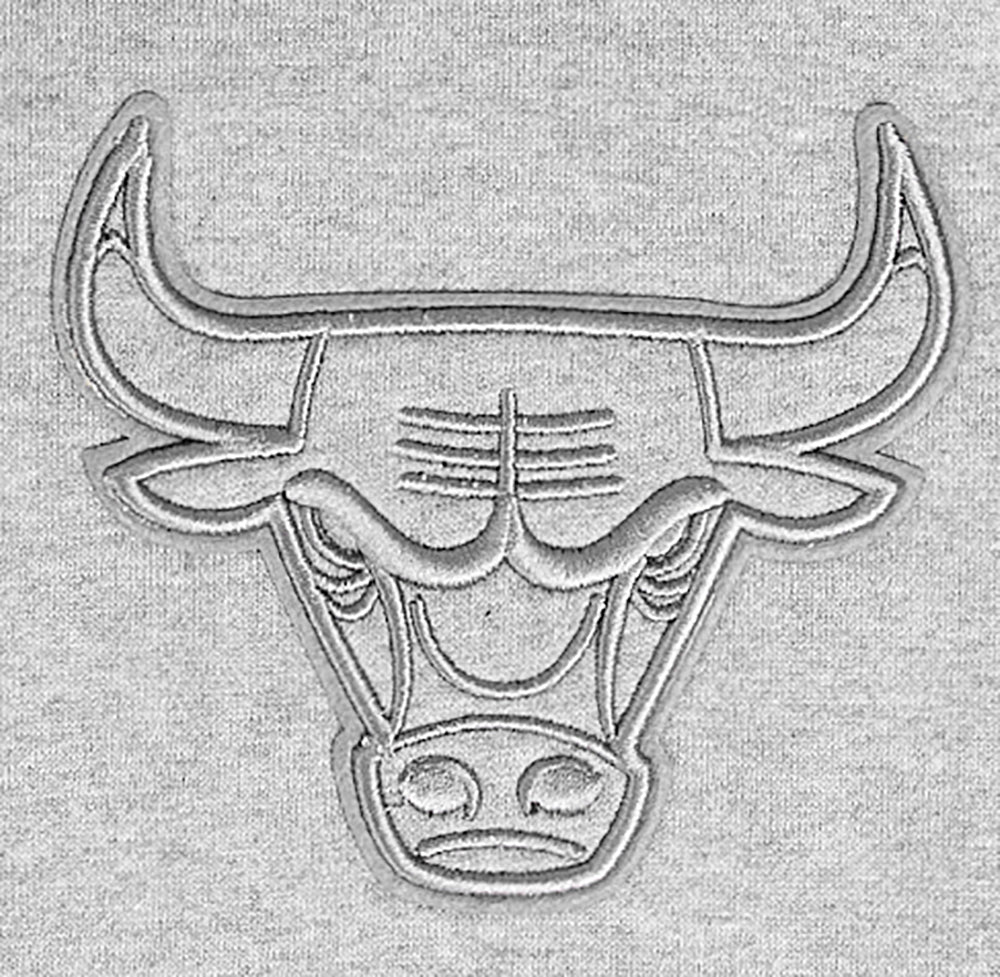 NBA CHICAGO BULLS NEUTRAL MEN'S DROP SHOULDER PULLOVER HOODIE (DARK HEATHER GRAY) - Image 8