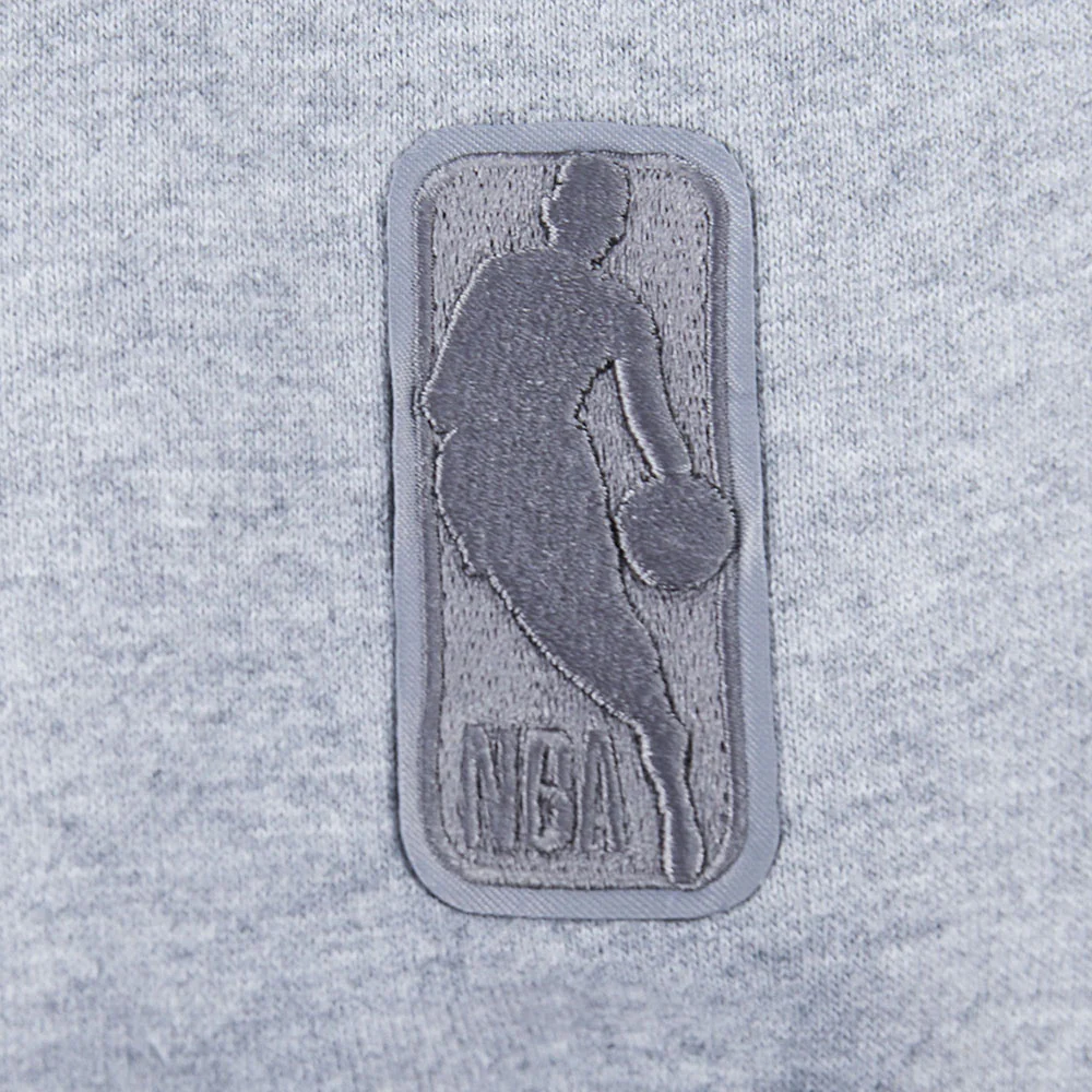 NBA CHICAGO BULLS NEUTRAL MEN'S DROP SHOULDER FLC CREWNECK (DARK HEATHER GRAY) - Image 8