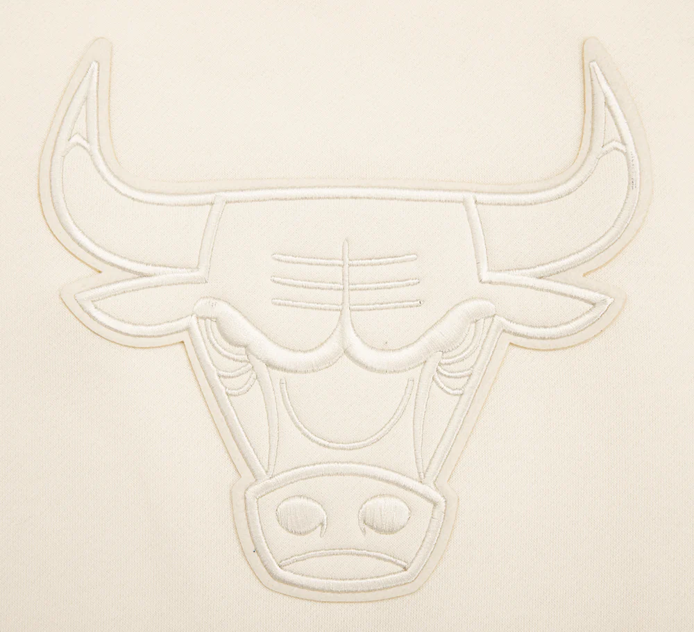 NBA CHICAGO BULLS NEUTRAL DROP SHOULDER FLEECE CREWNECK (EGGSHELL) - Image 7