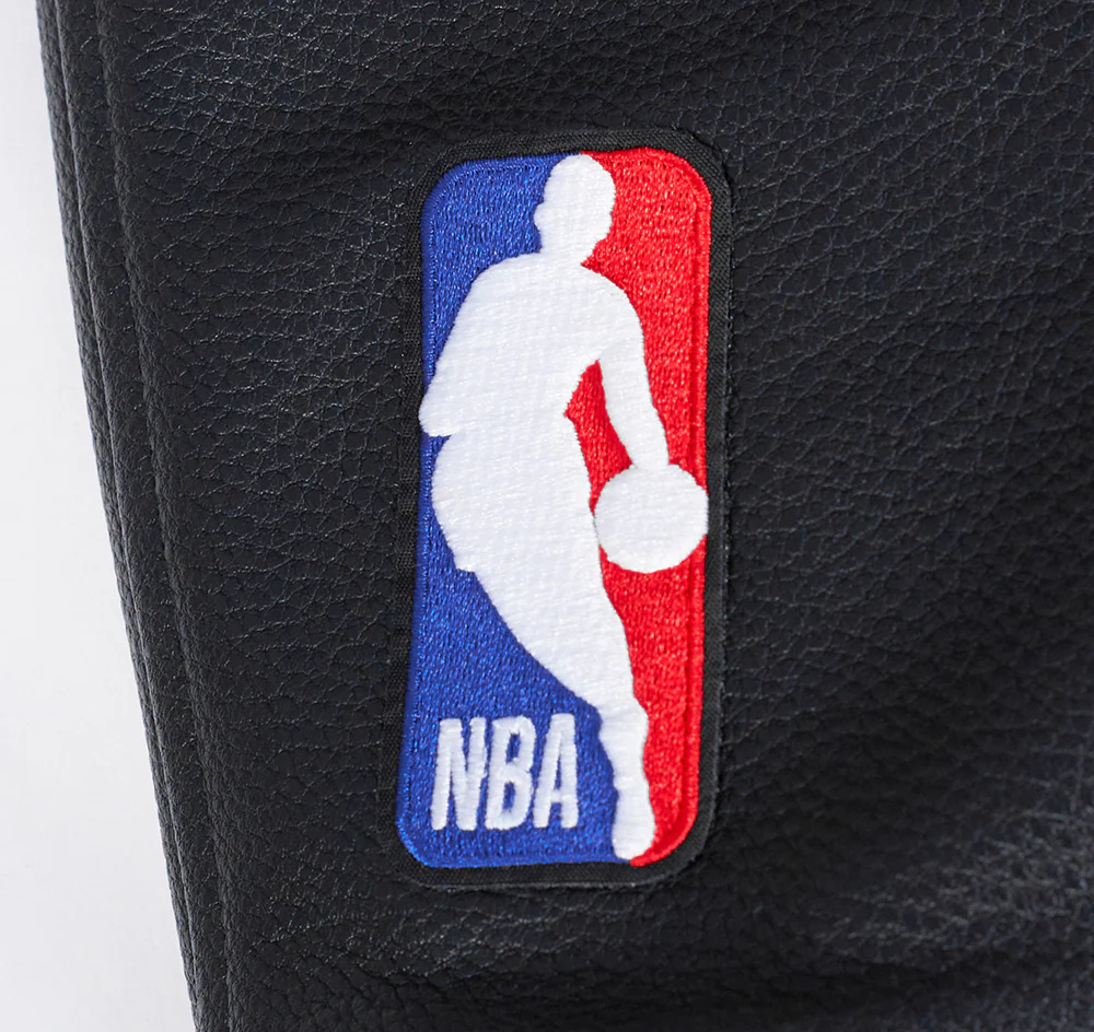 NBA CHICAGO BULLS SUGAR SKULL MEN'S RIB WOOL VARSITY JACKET (BLACK/RED/BLACK) - Image 11