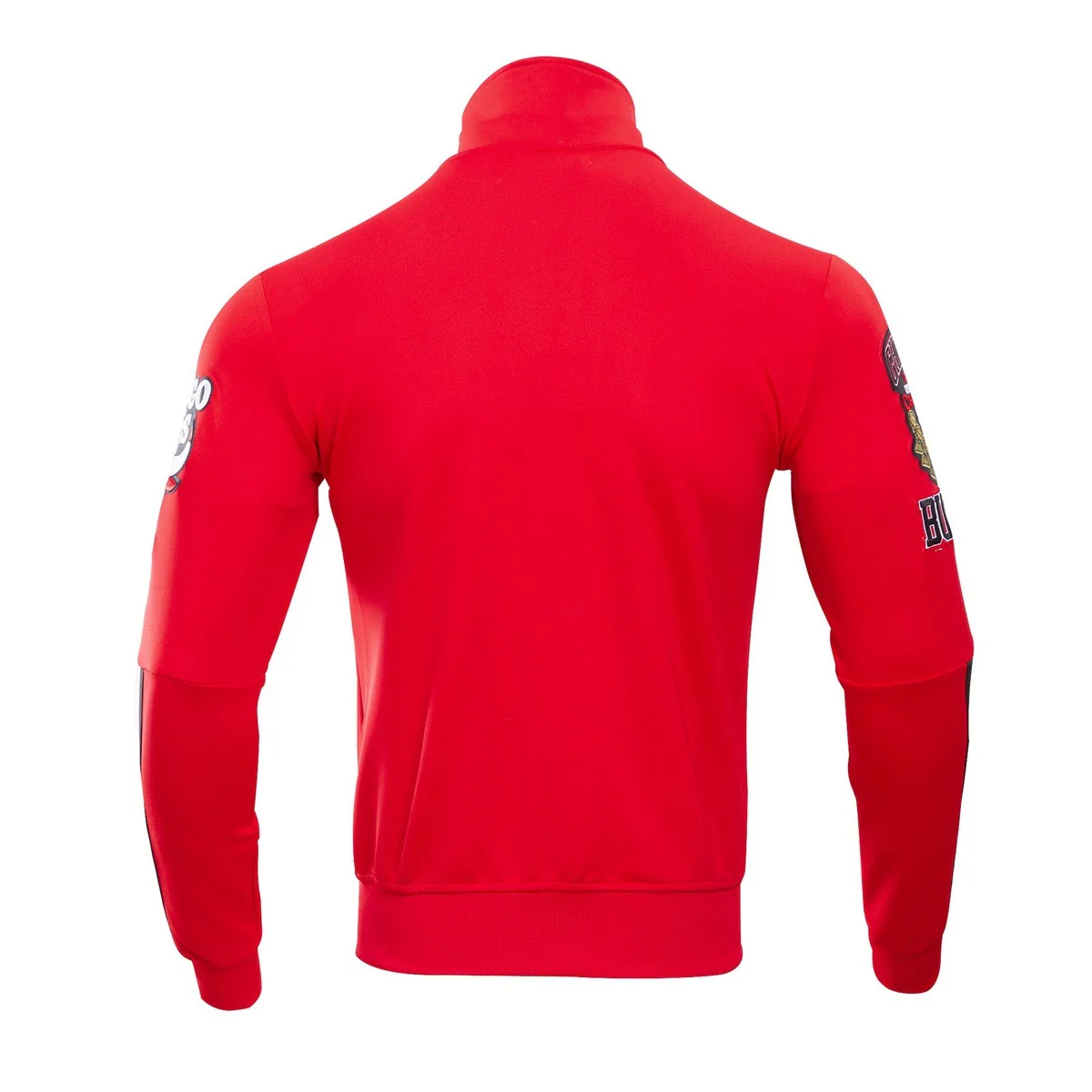 NBA CHICAGO BULLS CLASSIC MEN'S TRACK JACKET (RED) - Image 4