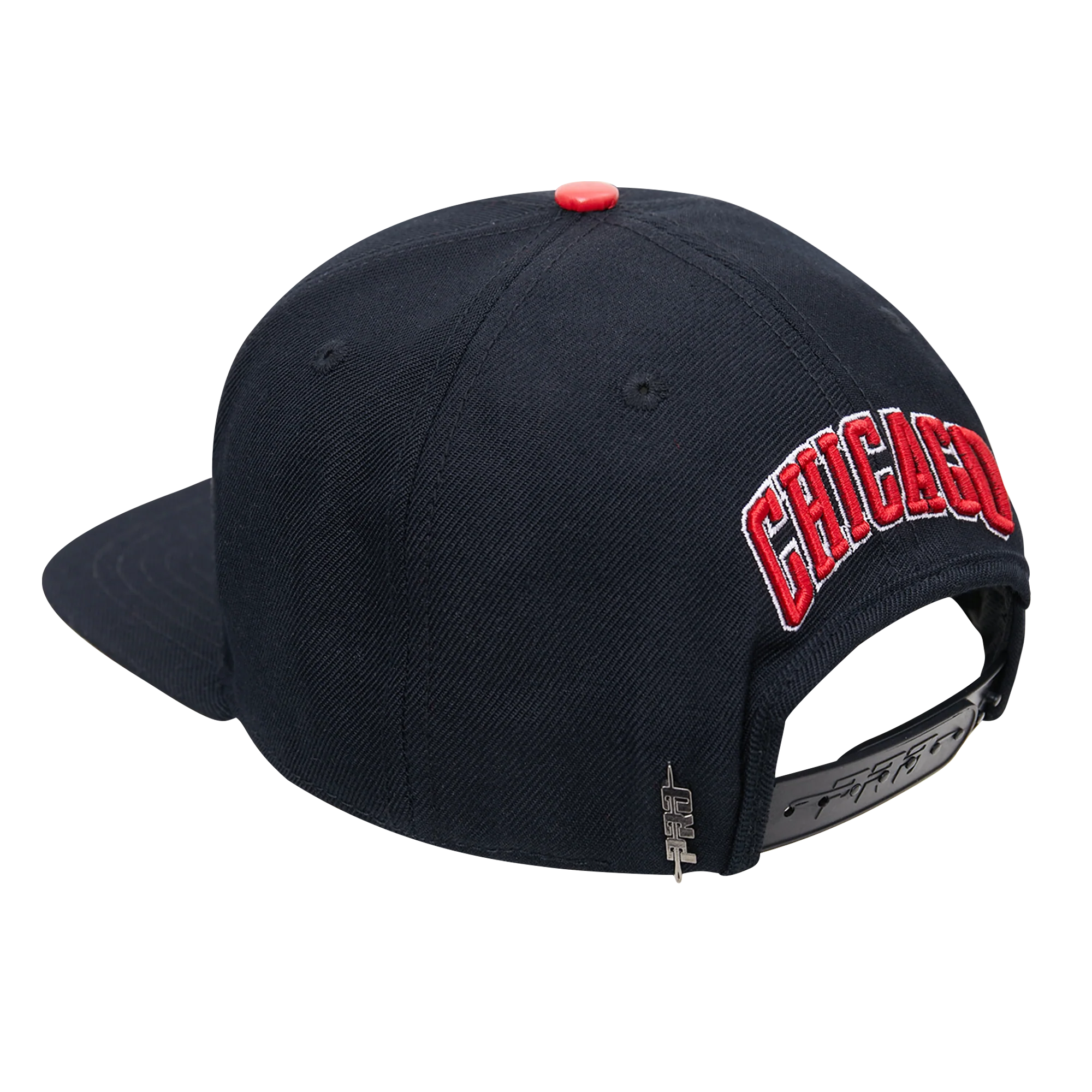 NBA CHICAGO BULLS CITY DOUBLE FRONT LOGO UNISEX SNAPBACK HAT (BLACK) - Image 4