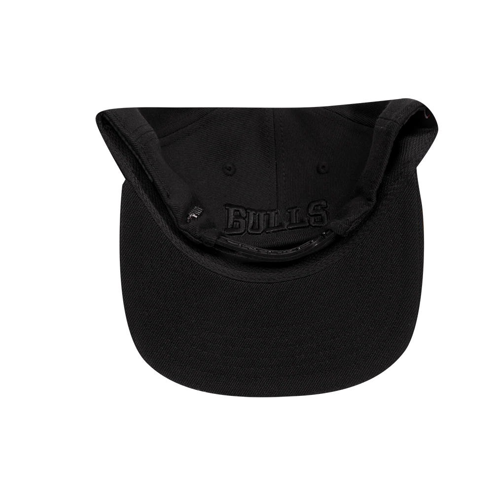 NBA CHICAGO BULLS NEUTRAL WOOL UNISEX SNAPBACK HAT (BLACK) - Image 8