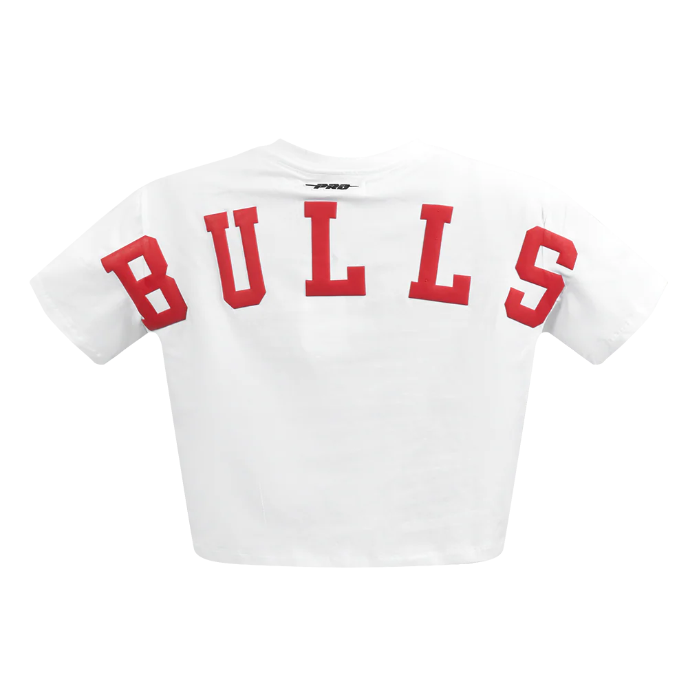 NBA CHICAGO BULLS WINGSPAN WOMEN'S SJ BOXY TEE (WHITE) - Image 5