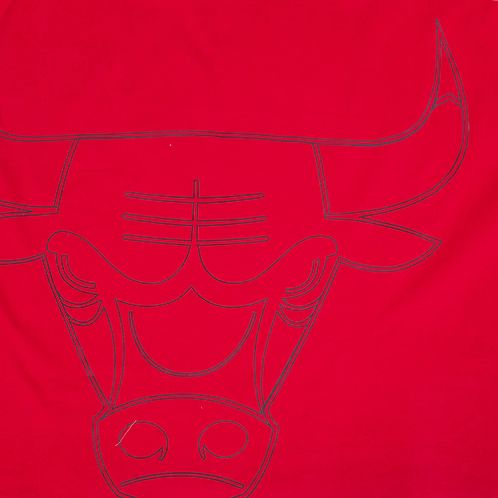 NBA CHICAGO BULLS SHEER INFLUENCE WOMEN'S BOYFRIEND TEE (RED) - Image 6