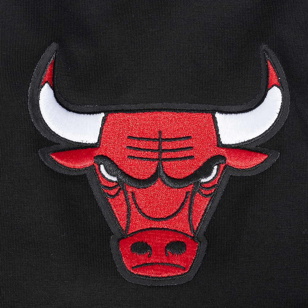 NBA CHICAGO BULLS LEGACY WOMEN'S SJ SLIM FIT TEE (BLACK) - Image 5